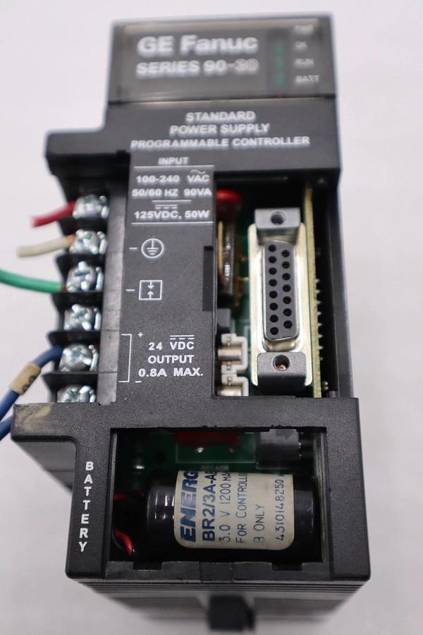Used General Electric IC693PWR321Y 120/240VAC Power Supply 9030 Series STOCK 3497A