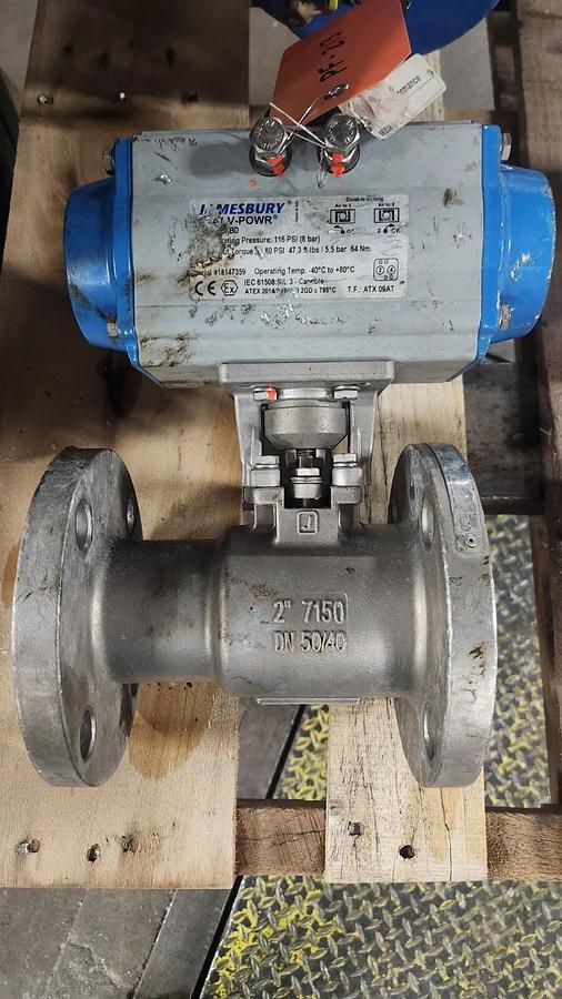 Used Jamesbury Valv-powr Double Acting Valve Actuator 2" Stock PF - 213