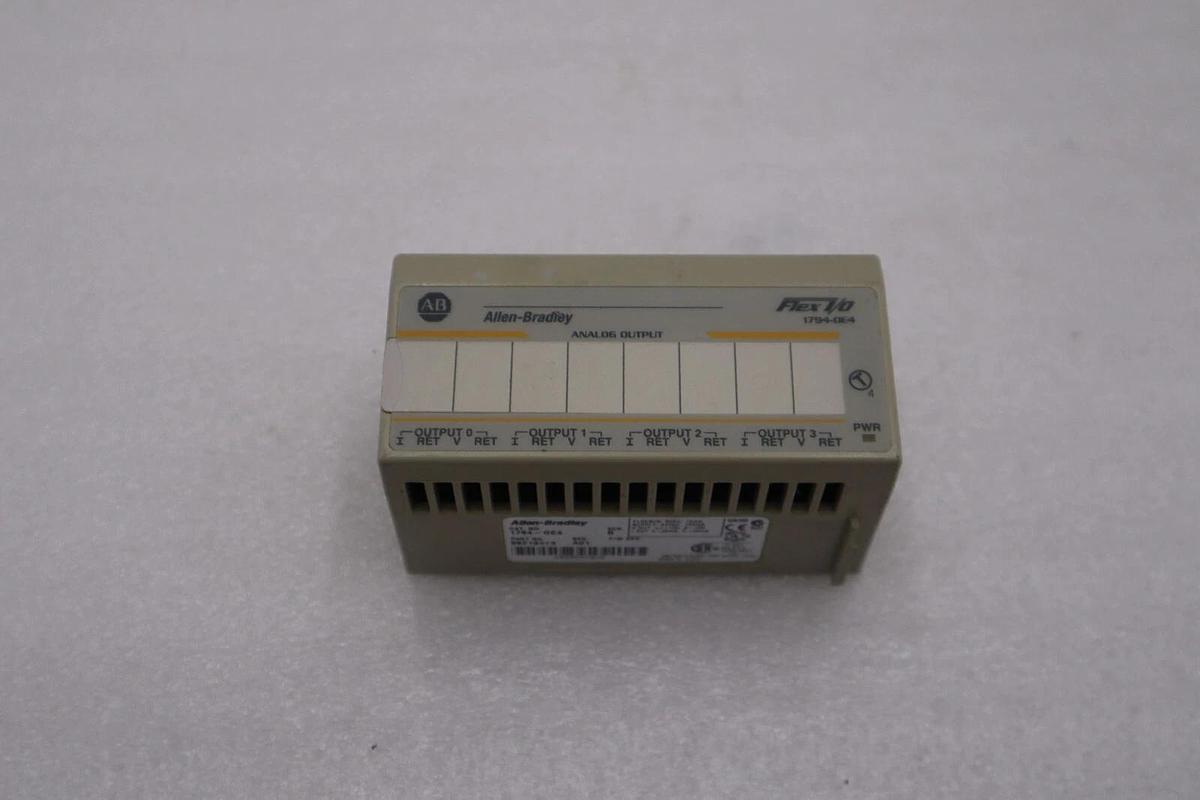 Used Allen-Bradley 1794-0E4/ 1794-OE4 Ser.B Analog Output Module STOCK H127A