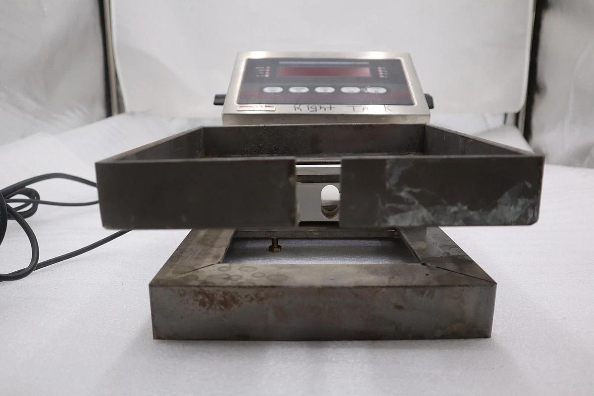 Used RICE LAKE  IQ+355-2A DIGITAL READOUT SCALE DISPLAY WITH LOAD CELL RLSP4 #2892-A