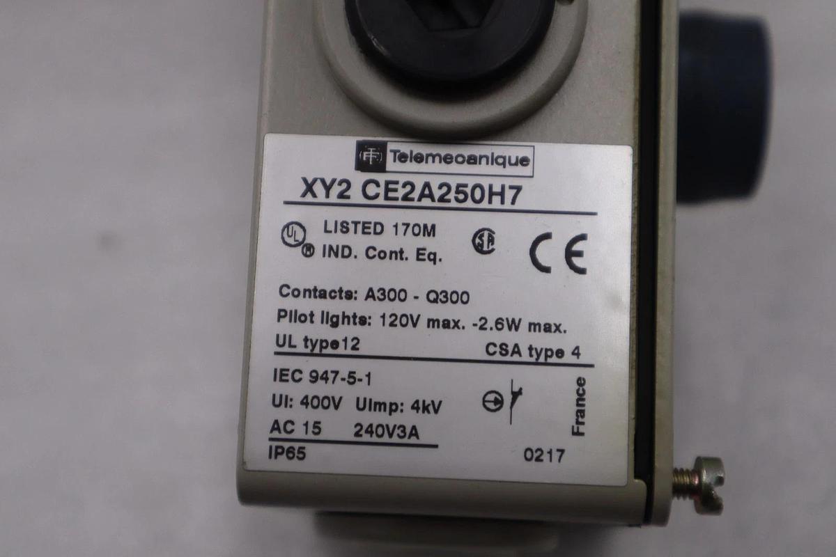 Used Telemecanique XY2-CE2A250H7/ XY2 CE2A250H7 Cable Pull Switch - STOCK GF130A