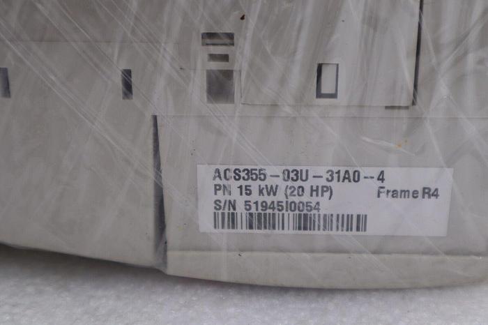 ACS355-03U-31A0-4 ABB AC Drive 20hp 31a 480v NEW with ACS-CP-C Operator #4417