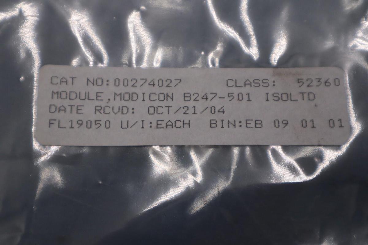 NEW Modicon B247-501/ AS-B247-501 MODULE INPUT BOARD STOCK G666