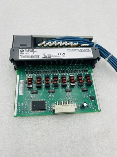 Used ALLEN BRADLEY 1746-OB16 SLC 500 OUTPUT MODULE SERIES D #K-1066