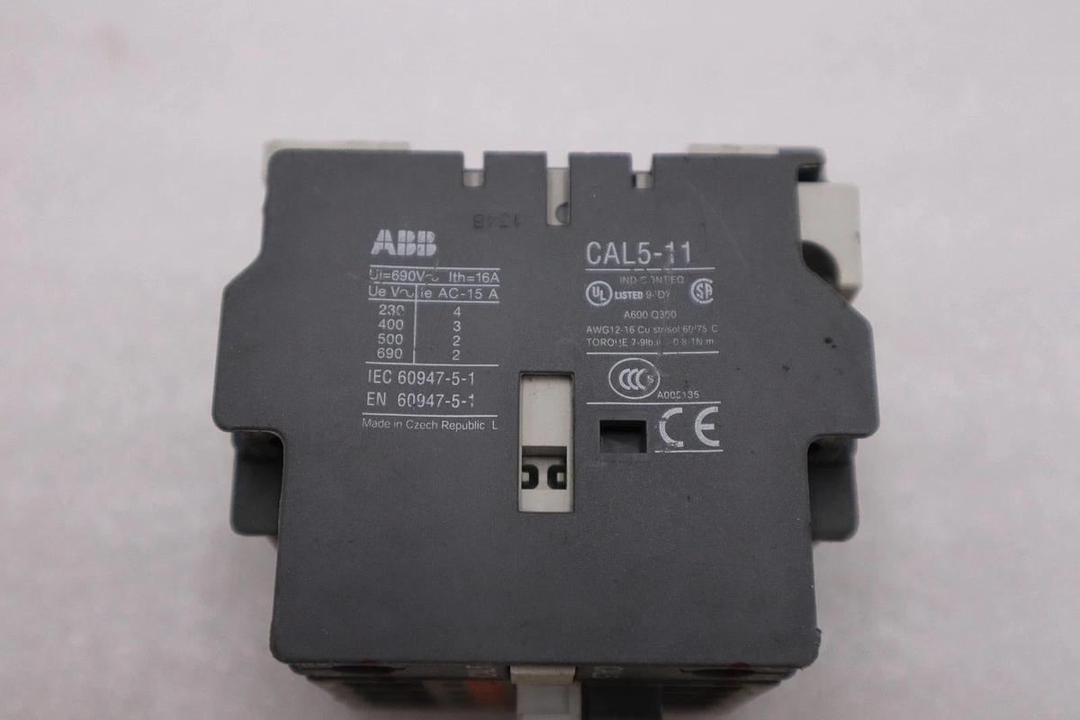 Used ABB Contactor Auxiliary Contact CAL5-11 STOCK H1524A