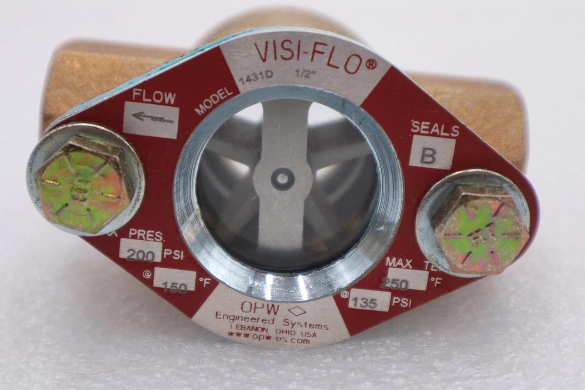 OPW 1431D VISI-FLO 1/2" FLOW METER 12IN STOCK #K-2320