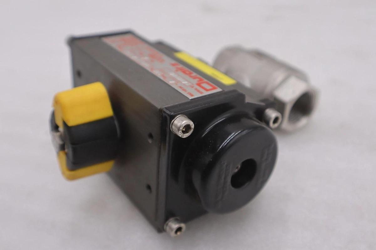 DuraValve Durair II AS7203 3/4" DM240 W/ AP050AB DA 2700A Actuator Valve #GF322A
