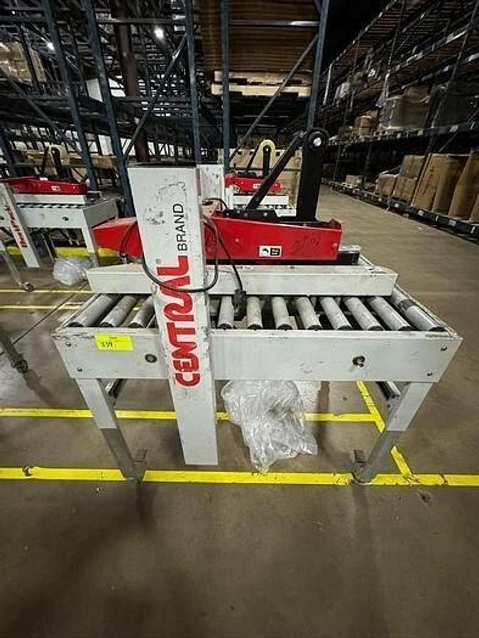 Used CENTRAL CP-322U CASE TAPER CARTON SEALER SYSTEM (SEVERAL AVAILABLE)