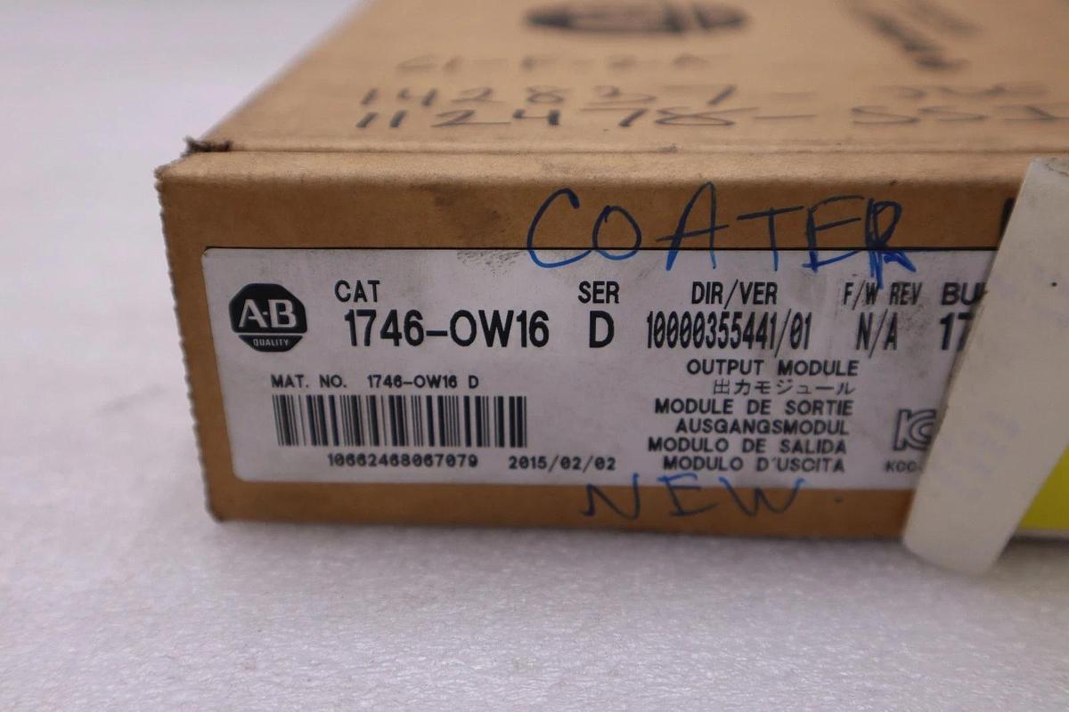 Used Allen Bradley 1746-OW16 /D SLC 500 16-Ch N.O. Relay Output Module - STOCK 3844CC
