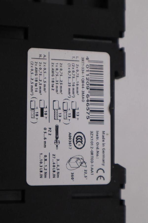 Used LOT OF 2 Siemens 3RH1921-1HA22-3AA1 Auxillary Contact Block STOCK H1850