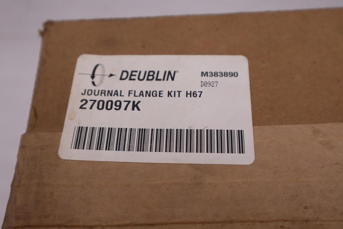 Deublin 270097K FS100S JOURNAL FLANGE KIT H67 - NEW IN BOX - STOCK HP-188