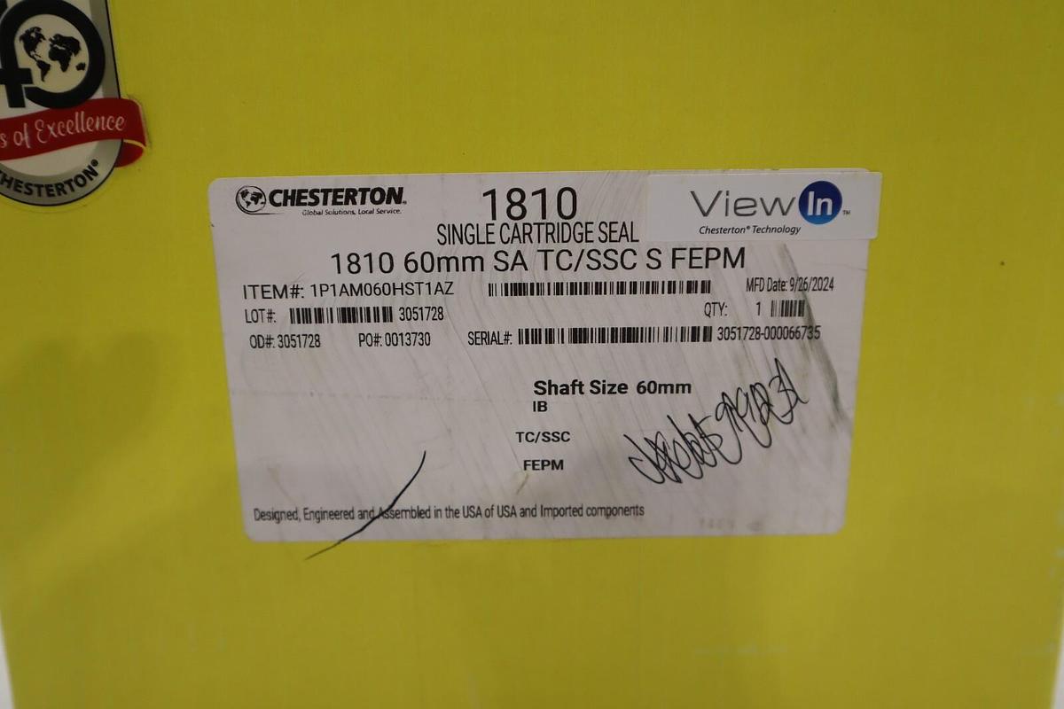 NEW Chesterton 1810 60MM SA TC/SSC S FEPM Single Cartridge Seal STOCK 2952B
