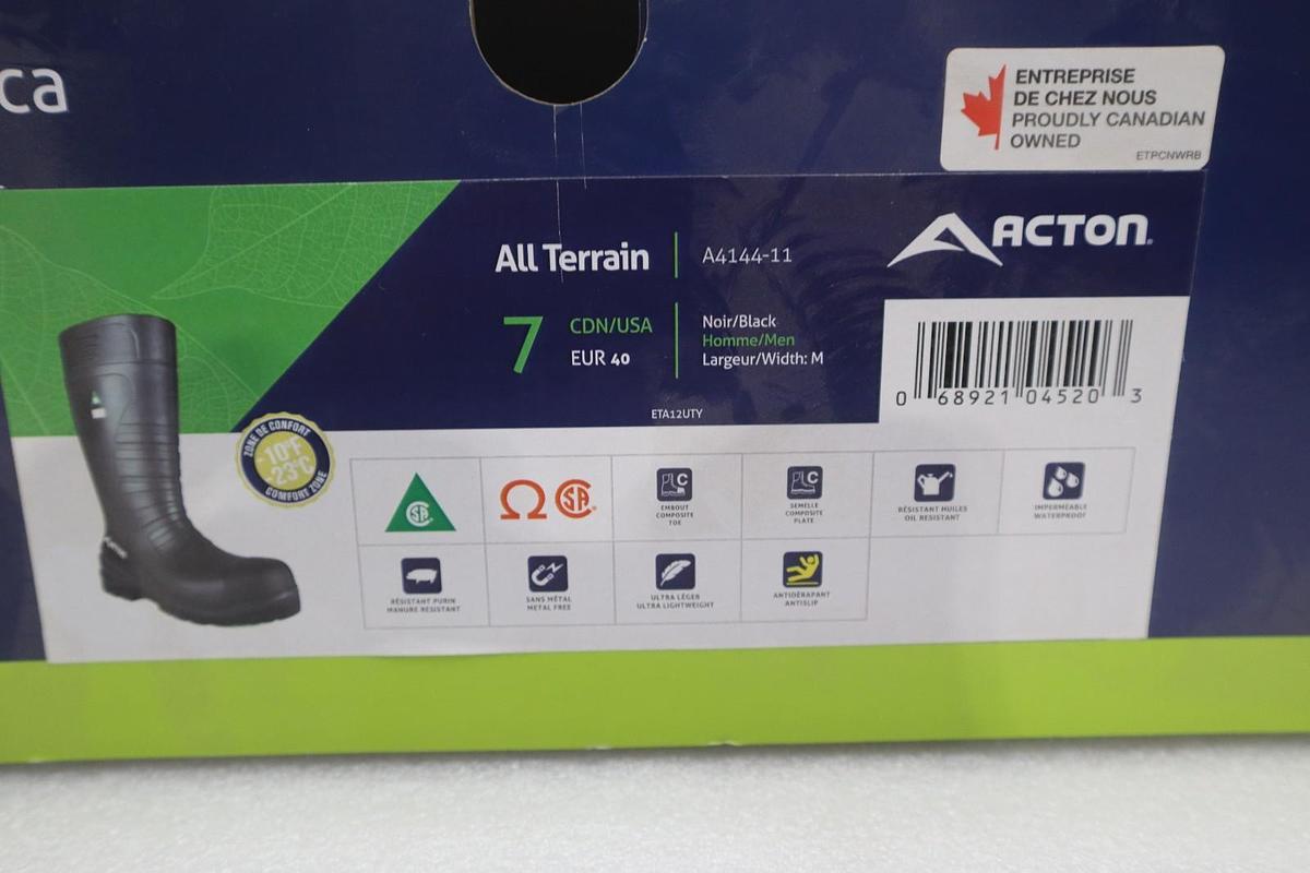 ACTION All Terrain 15" Composite Toe Rubber Work Boots A4144-11 - STOCK SGF102