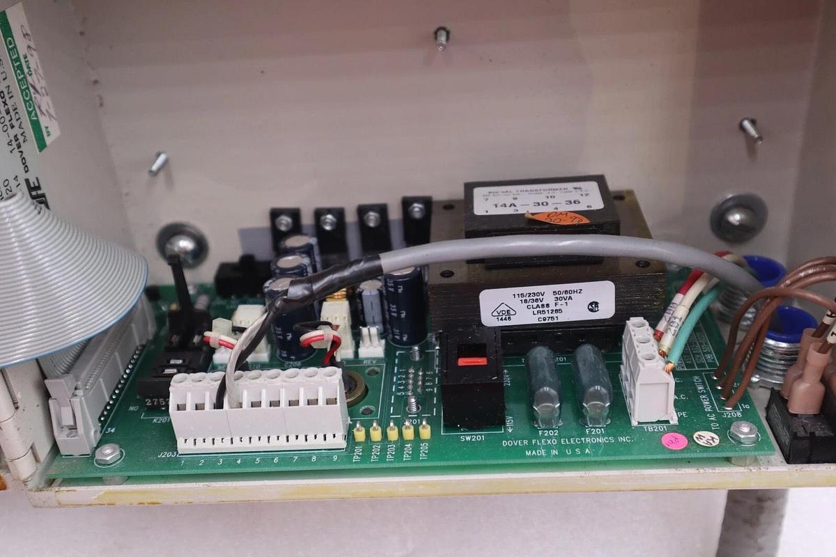 Used Dover Flexo Electronics Model TI-14 Indicator Range: 0-500 Stock #4121