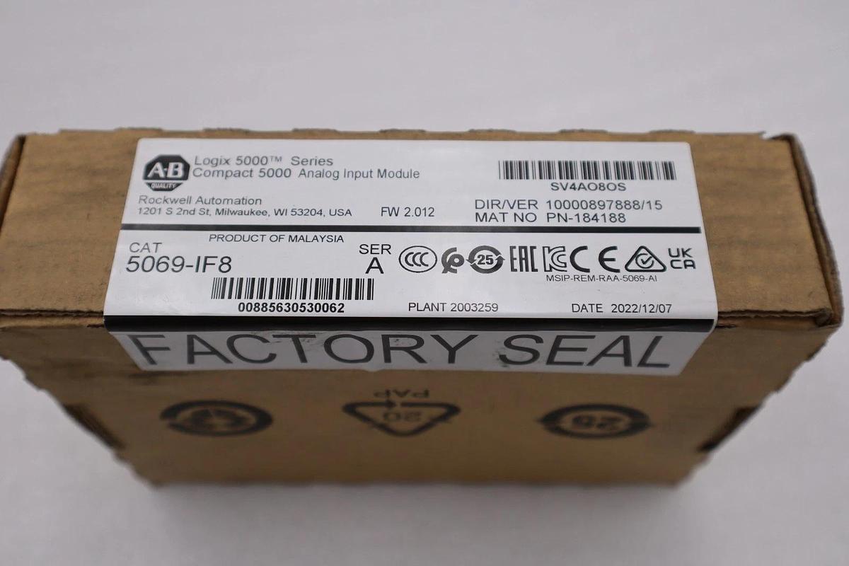 Used NEW AB Allen-Bradley 5069-IF8 PLC Analog Module STK GF26 885630530062