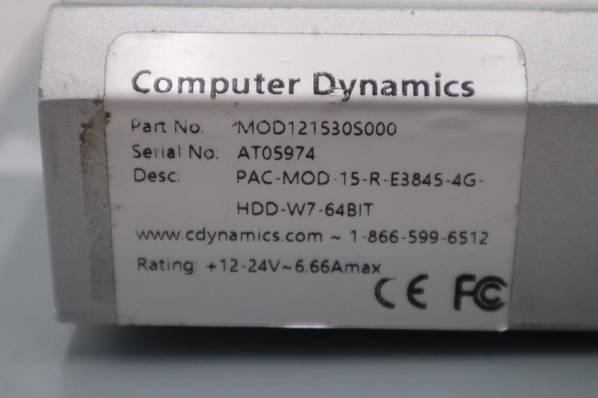 Used COMPUTER DYNAMICS MOD121530S000 LCD DISPLAY SCREEN STOCK G246