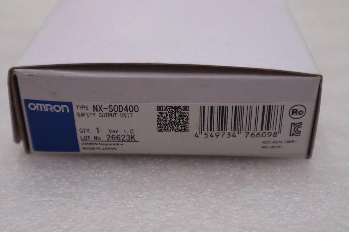 Used OMRON NX-S0D400 Safety Output Unit 4 Digital 24VDC - NEW SEALED - STOCK GF569A 4548583377066