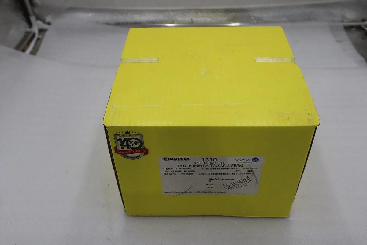 Used NEW Chesterton 1810 60MM SA TC/SSC S FEPM Single Cartridge Seal STOCK 2952B