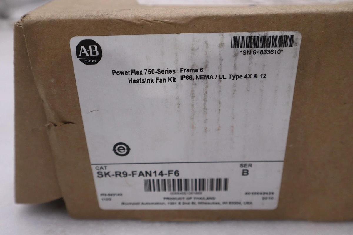 NEW Allen Bradley SK-R9-FAN14-F6 /B PowerFlex 750 Fan Replacement STOCK GF-343