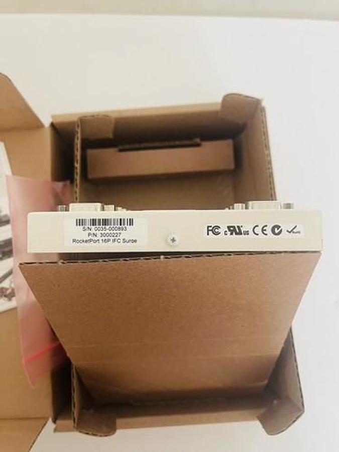 Used Comtrol Interface DB9M Module RocketPort 16 Ports RS-232/422/485 #K-1186