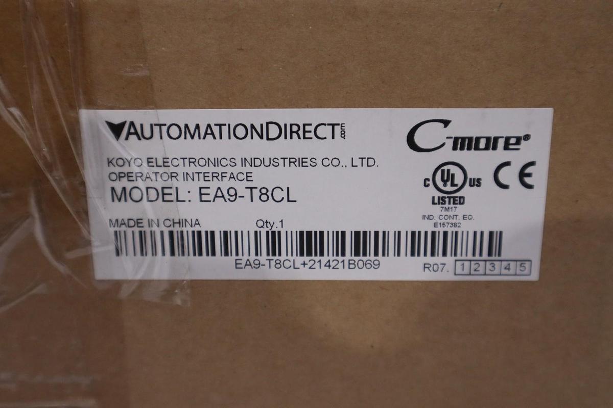 Automation Direct EA9-T8CL Operator Interface Panel NEW IN BOX SGF-274