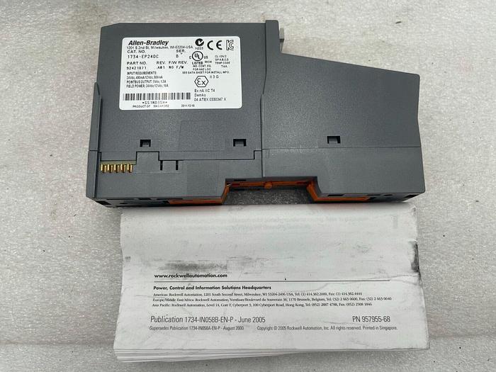 New Allen Bradley 1734-EP24DC EXPANSION POWER UNIT 24 VDC INPUT STOCK 3882