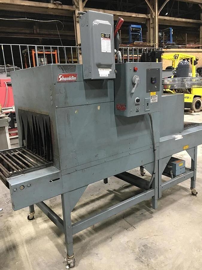 Used SHANKLIN T-8PR HIGH CAPACITY SHRINK TUNNEL