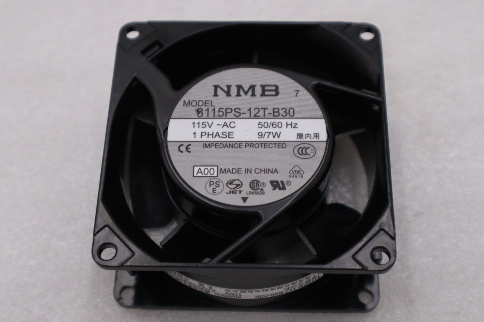 Used NMB 3115PS-12T-B30 115VAC NSNP STOCK H1038A