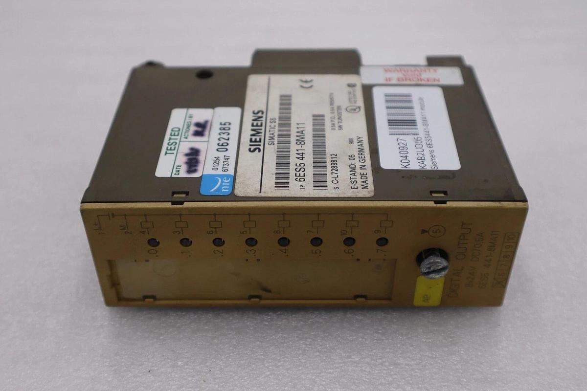 Used LOT OF 34 - SIEMENS 6ES5 441-8MA11 SIMATIC S5 DIGITAL OUTPUT MODULE STOCK 5405