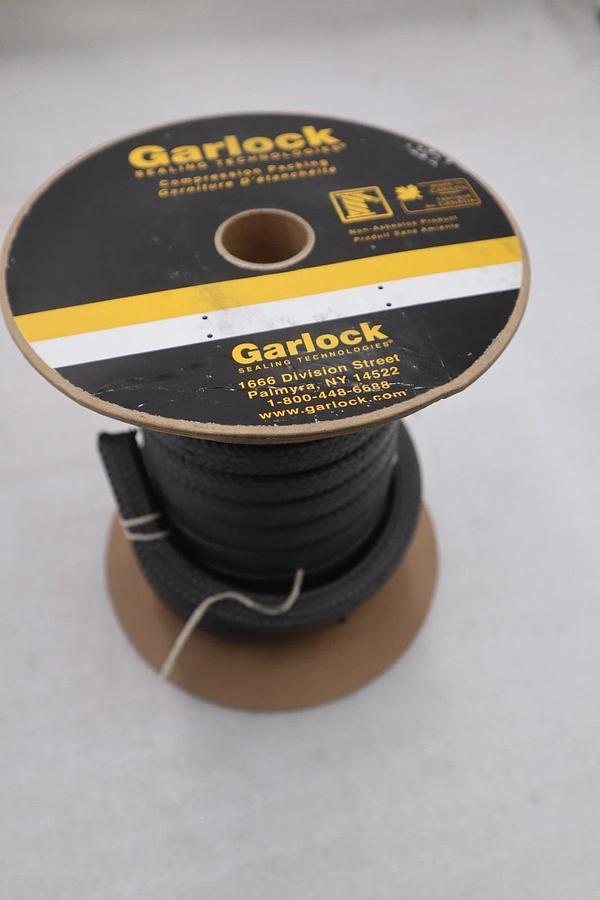 Used GARLOCK 15.9MM 5/8" 5 LBS CARBON PACKING - NEW IN BOX - STOCK GF861