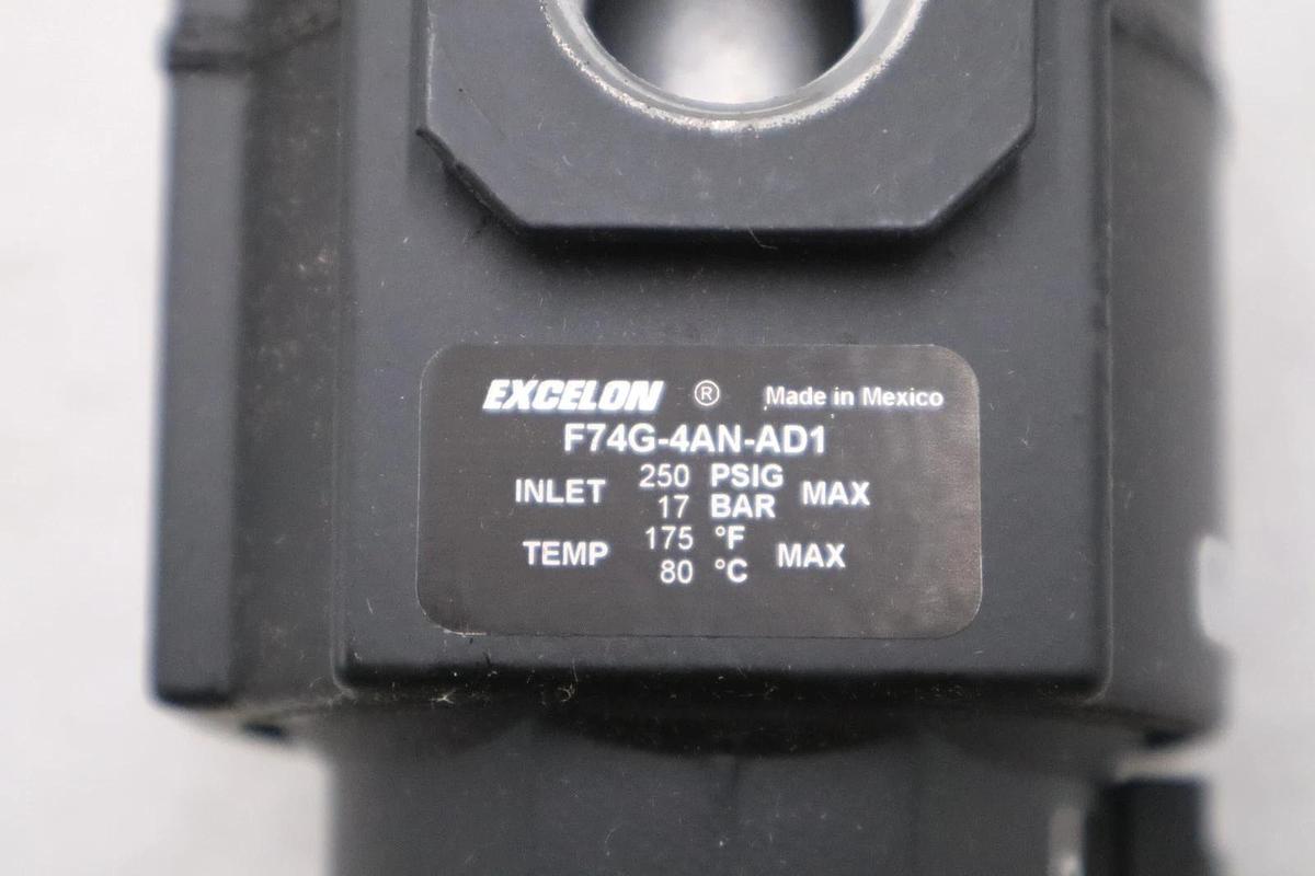 NEW OPEN BOX Norgren F74G-4AN-AD1 Filter, 1/2" NPT, 250 PSIG Max STK GF225A