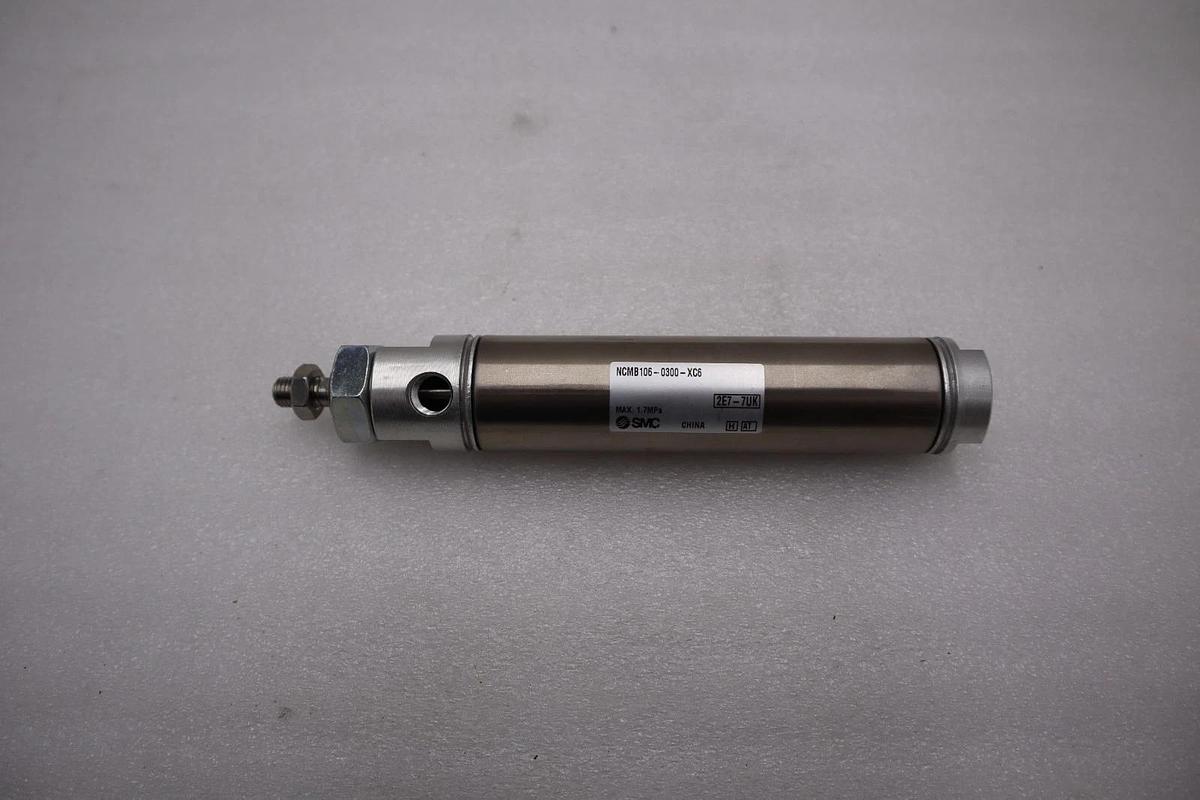 NEW SMC NCMB106-0300-XC6 AIR CYLINDER SERIES NCM STANDARD DOUBLE ACTING #H1466
