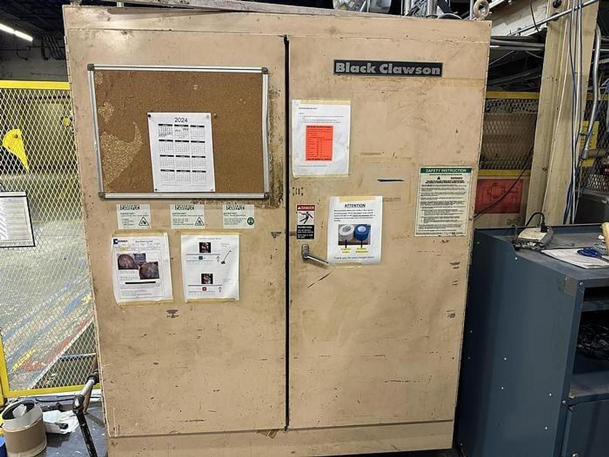 Used 63" BLACK CLAWSON TURRET REWIND WITH SPLICER 48" DIAMETERS