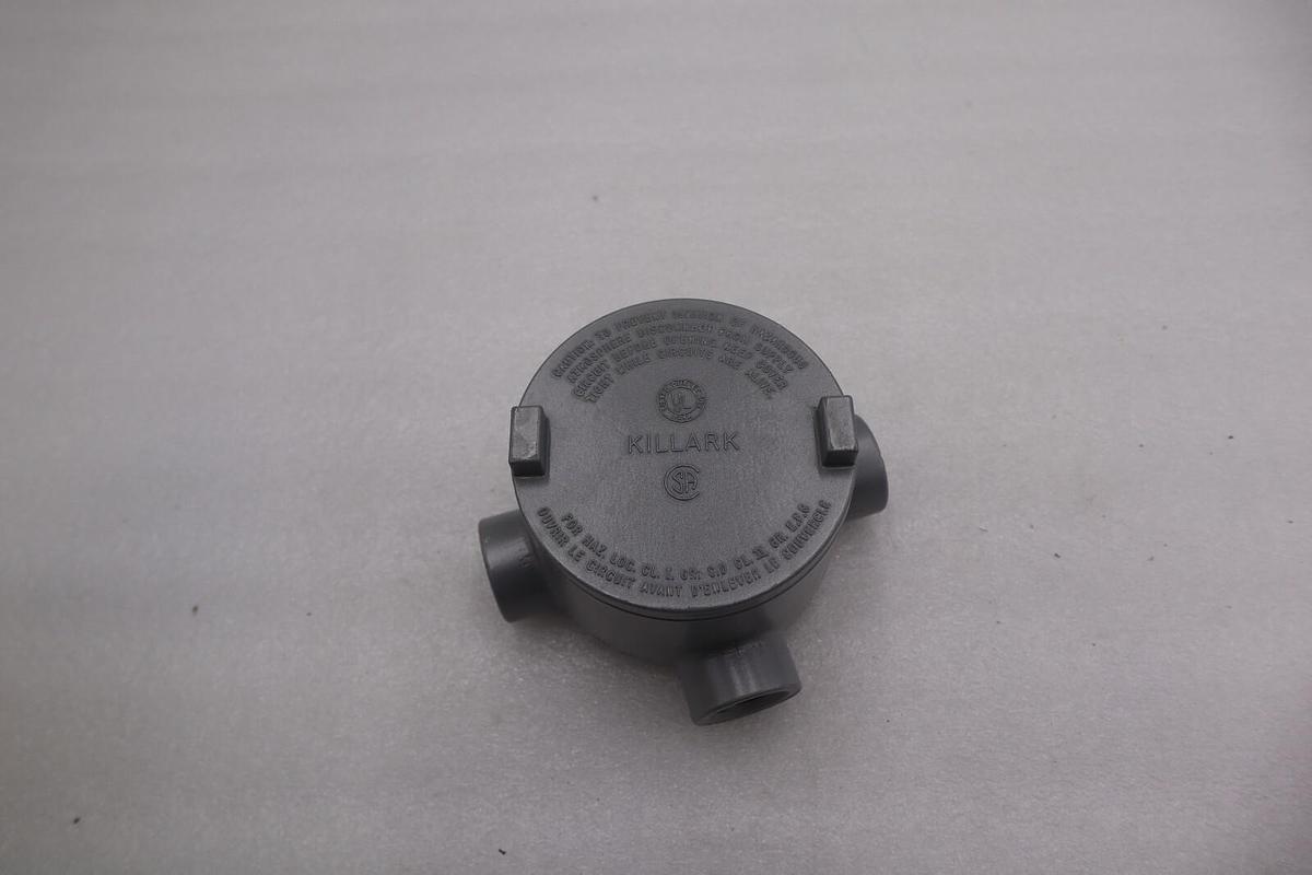 Used Killark GRR-1 Outlet Body Size 1/2" NEW OPEN BOX STOCK 2119-A