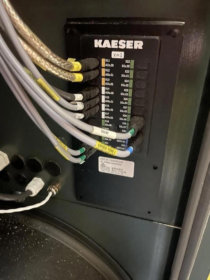 Used KAESER MODEL SFC 75S T AIR COMPRESSOR 100HP WITH 500 GALLON TANK & FILTER 2023