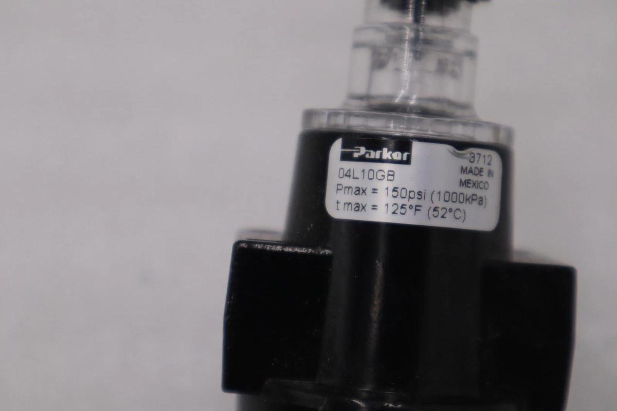 Used NEW PARKER 04L10GB Air-Line Lubricator Micro-Mist STOCK H1078A
