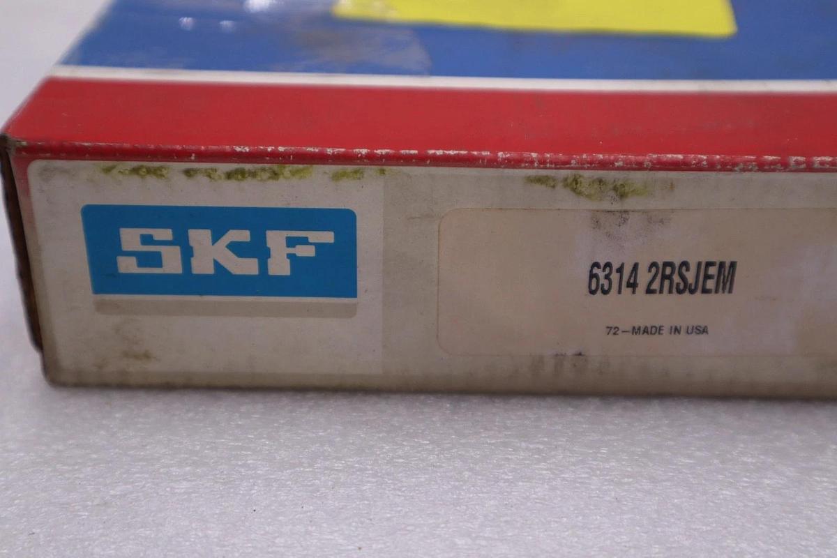 Used SKF Explorer 6314 2RSJEM Deep Groove Ball Bearing - NEW IN BOX - STOCK 5597CC