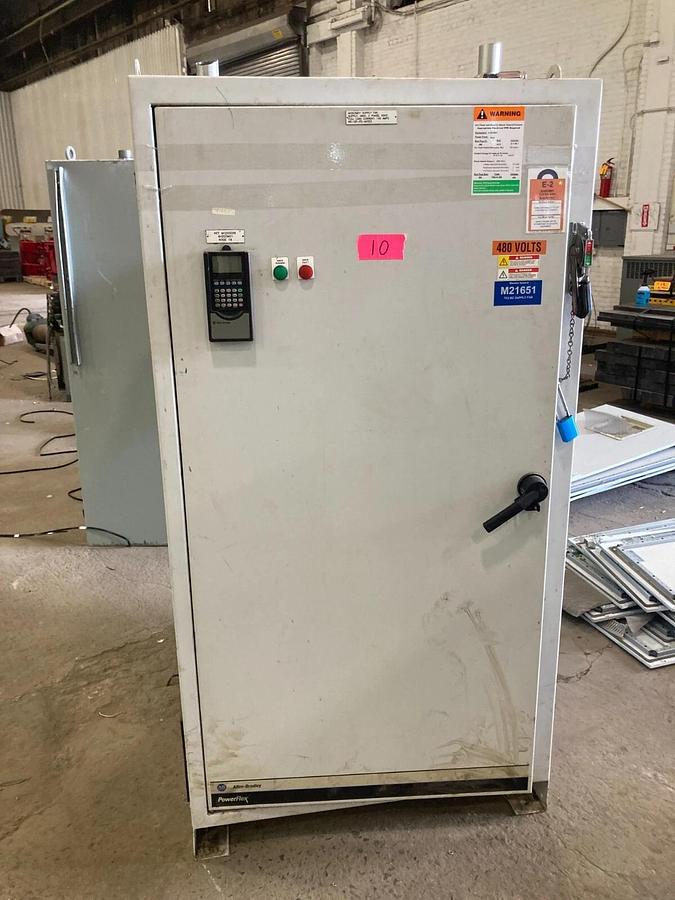Used ELECTRICAL ENCLOSURE WITH 20BD156A0AYNANC0 Allen Bradley 125HP Powerflex 700