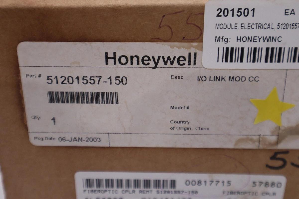 Used NEW OPEN BOX HONEYWELL 51201557-150 Input/ Output Link Module STOCK G451