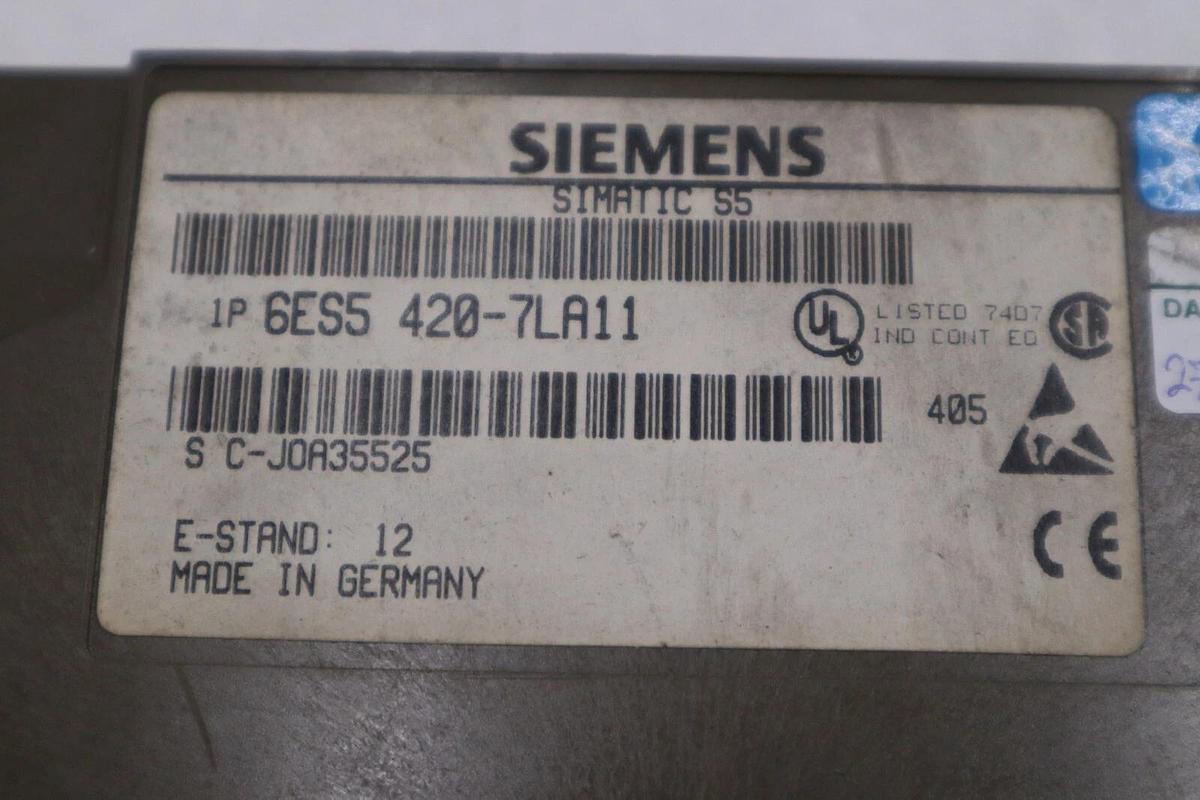 Used LOT OF 4 - Siemens 6ES5 420-7LA11 Digital Imput Module Simatic STOCK 5407