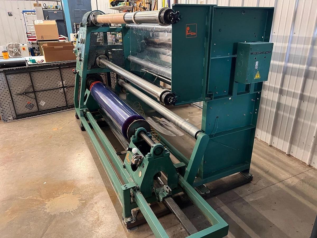 Used 60" WIDE VOORWOOD DUPLEX SLITTER REWINDER MODEL S60-18/187