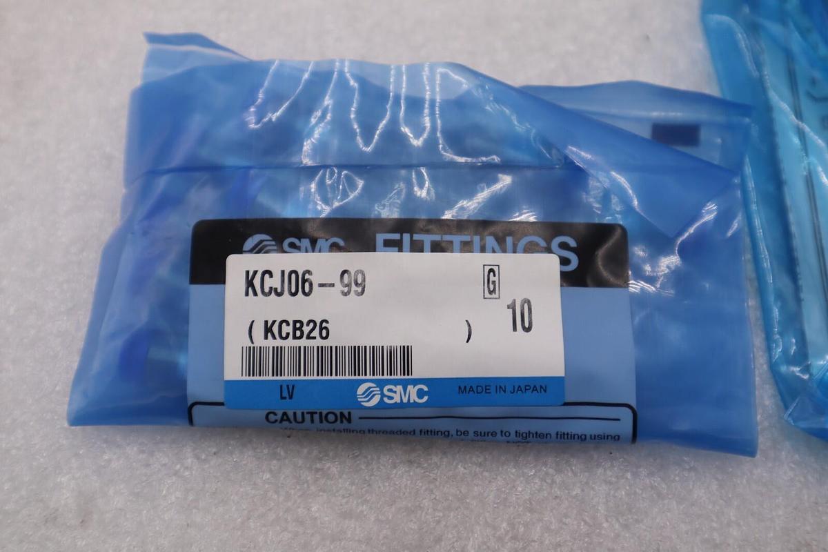 Used New OPEN BOX SMC self-sealing connector KCJ06-99 STOCK K-2571