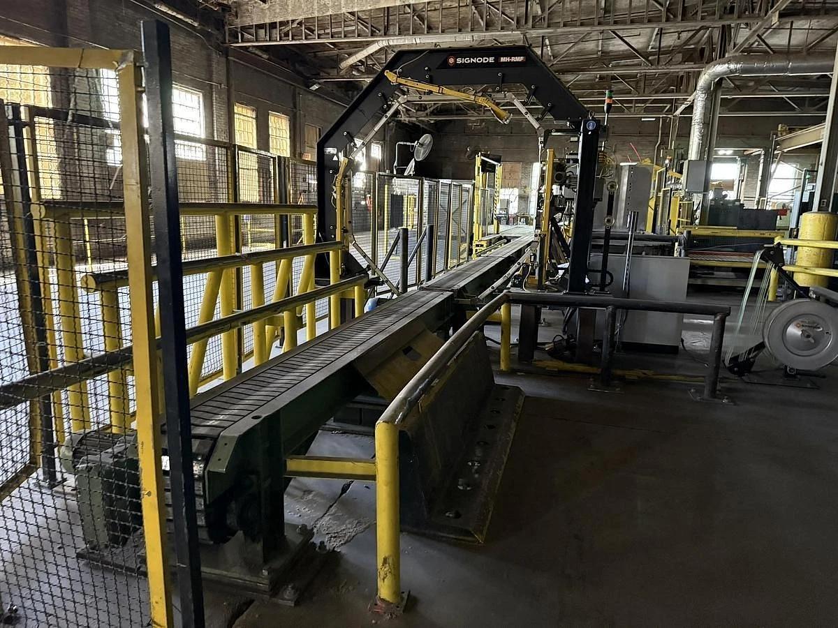 Used SIGNODE MODEL MH-RMF ROLL STRAPPER MANUFACTURED 2022 72" DIAMETER CAPACITY