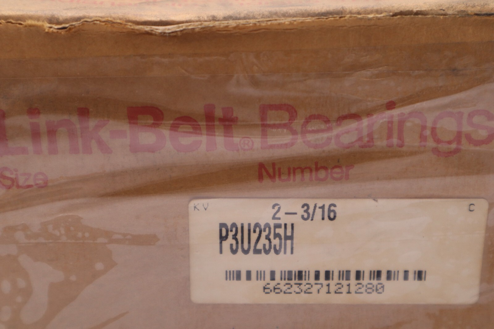Used NEW Link Belt P3U235H 2 3/16'' 2-Bolt Pillow Block Bearing STOCK B-925