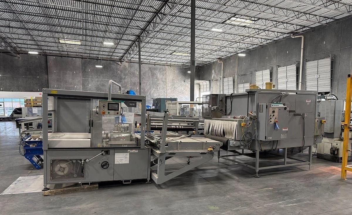 Used 36" TEXWRAP MODEL 3618ISSR SIDE SEAL AND STE-1348OCS HEAT TUNNEL SYSTEM 2021