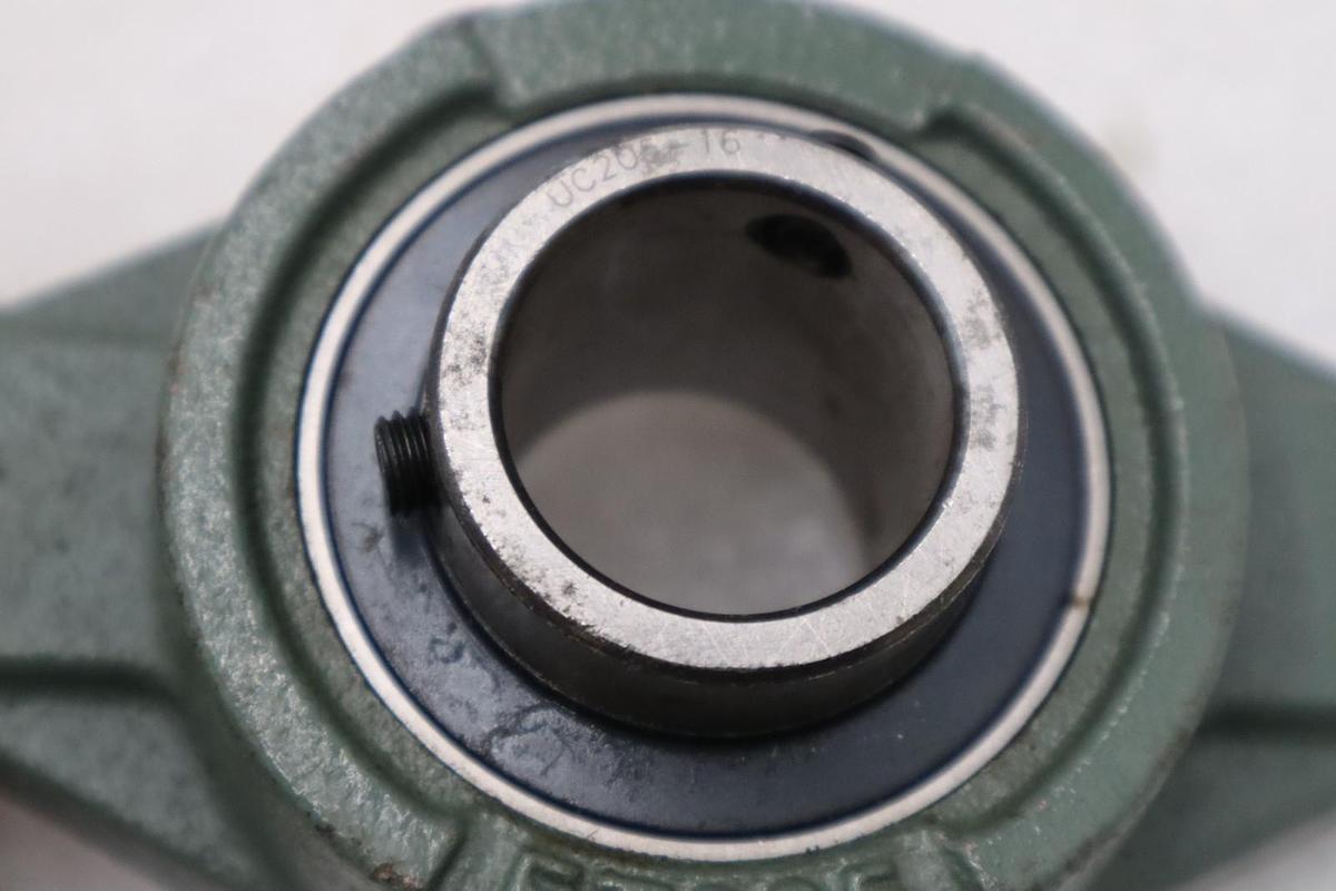 Used LOT OF 2 - PEER FT205 /UC205-16 2-Bolt Flage Mount Bearing STOCK H1025A