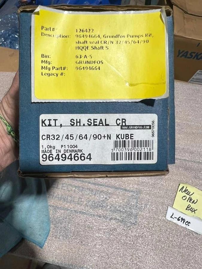 New Grundfos 96494664 Seal Kit CR32/45/64/90+N - STOCK L699CC
