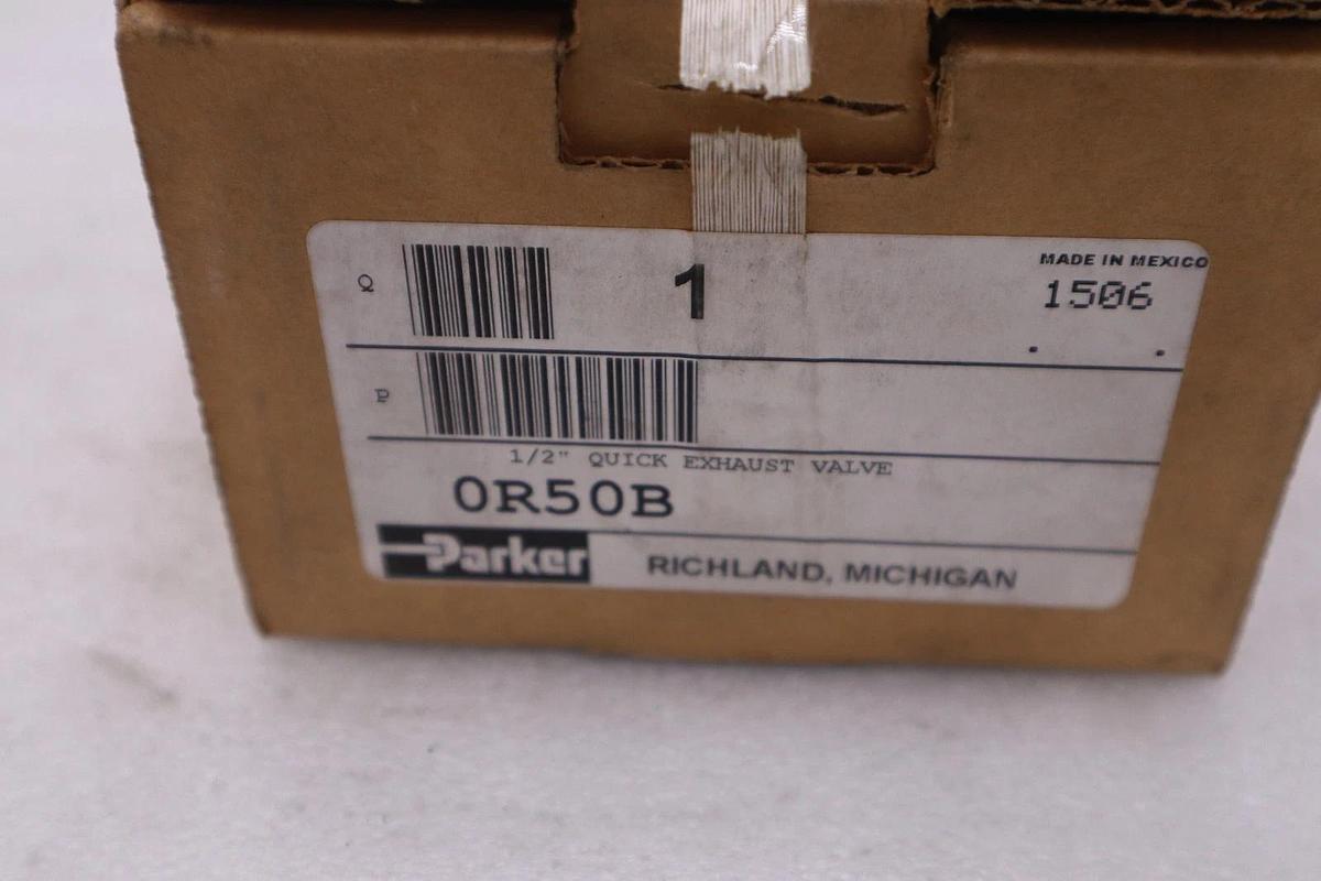 Parker 0R50B 1/2" NPT Quick Exhaust Valve 150psi NEW IN BOX STOCK GF-668A