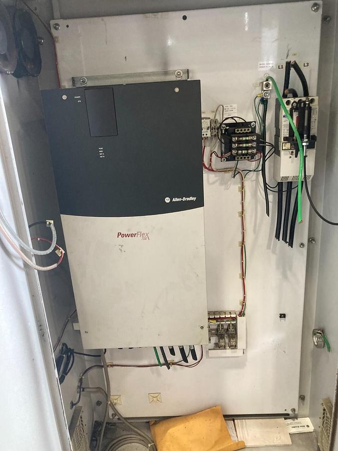 Used ELECTRICAL ENCLOSURE WITH 20BD156A0AYNANC0 Allen Bradley 125HP Powerflex 700