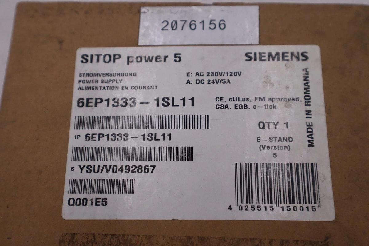 Used NEW SIEMENS Power Supply 6EP1333-1SL11 6EP1 333-1SL11 STOCK GF72A